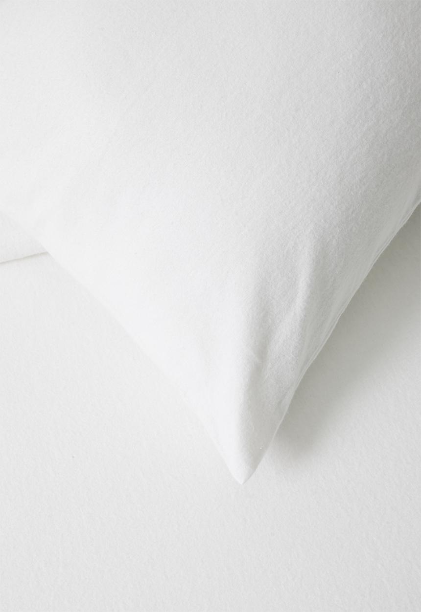 Sixth Floor - Brushed Cotton Winter Duvet Set - White