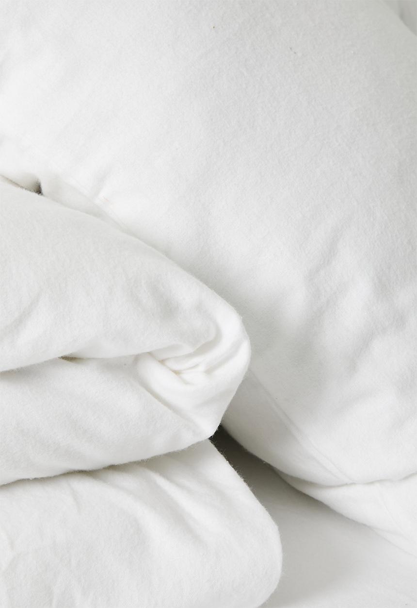 Sixth Floor - Brushed Cotton Winter Duvet Set - White