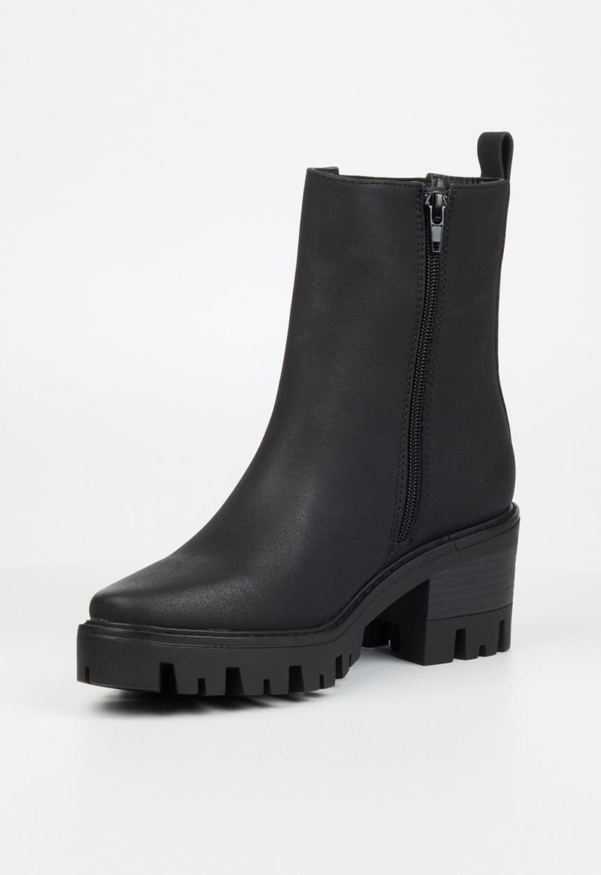 Miss Black - Vixen 1 chunky sole boot - black