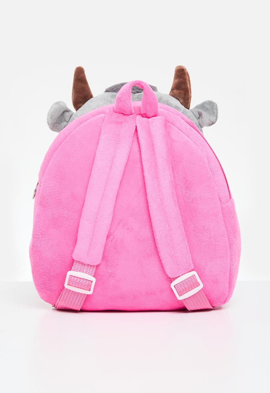 Pop Candy - Novelty back pack pink & grey