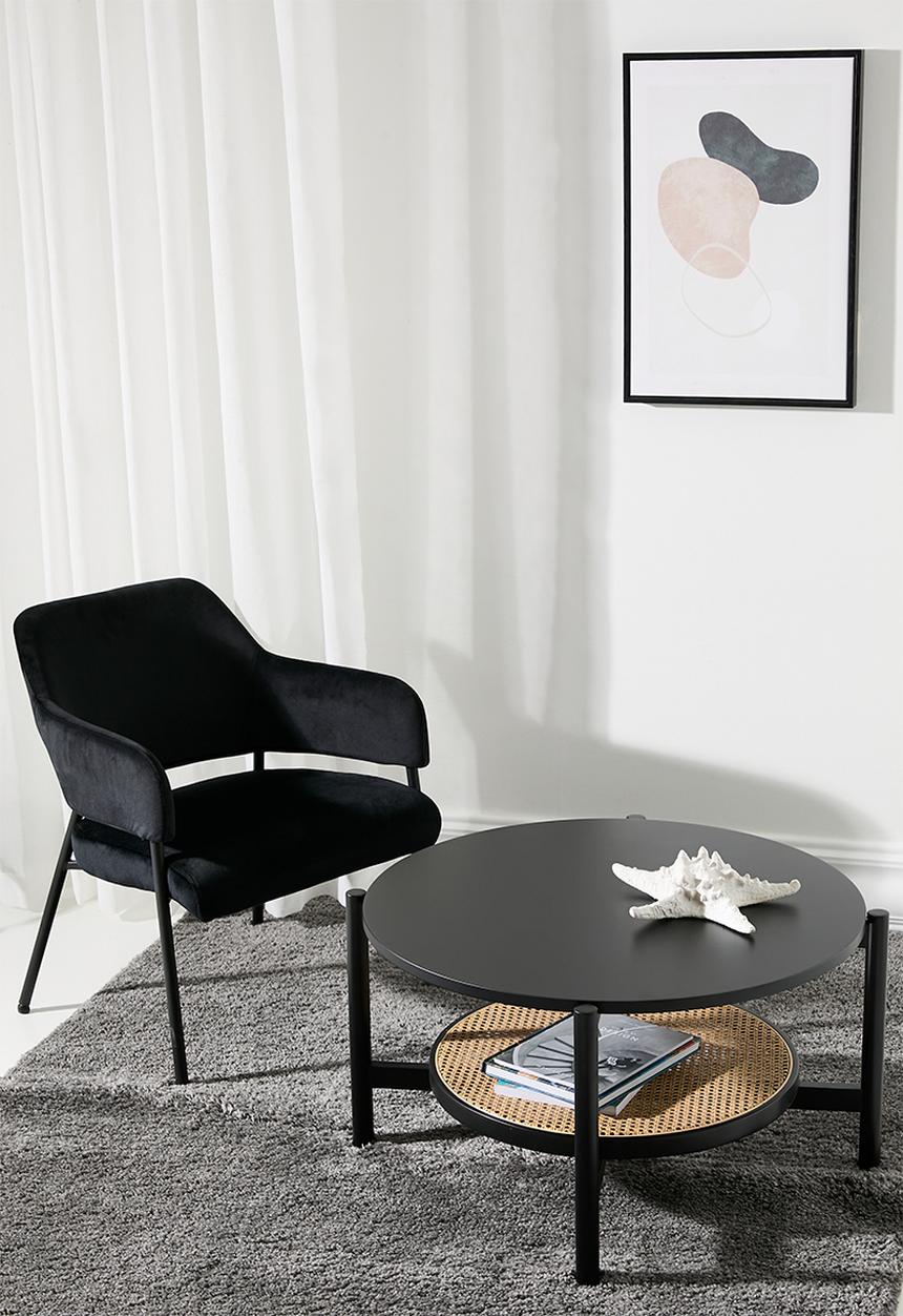 Sixth Floor - Basim coffee table - black