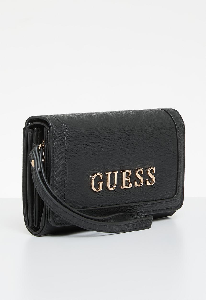 GUESS - Garrick slg phone organizer - black