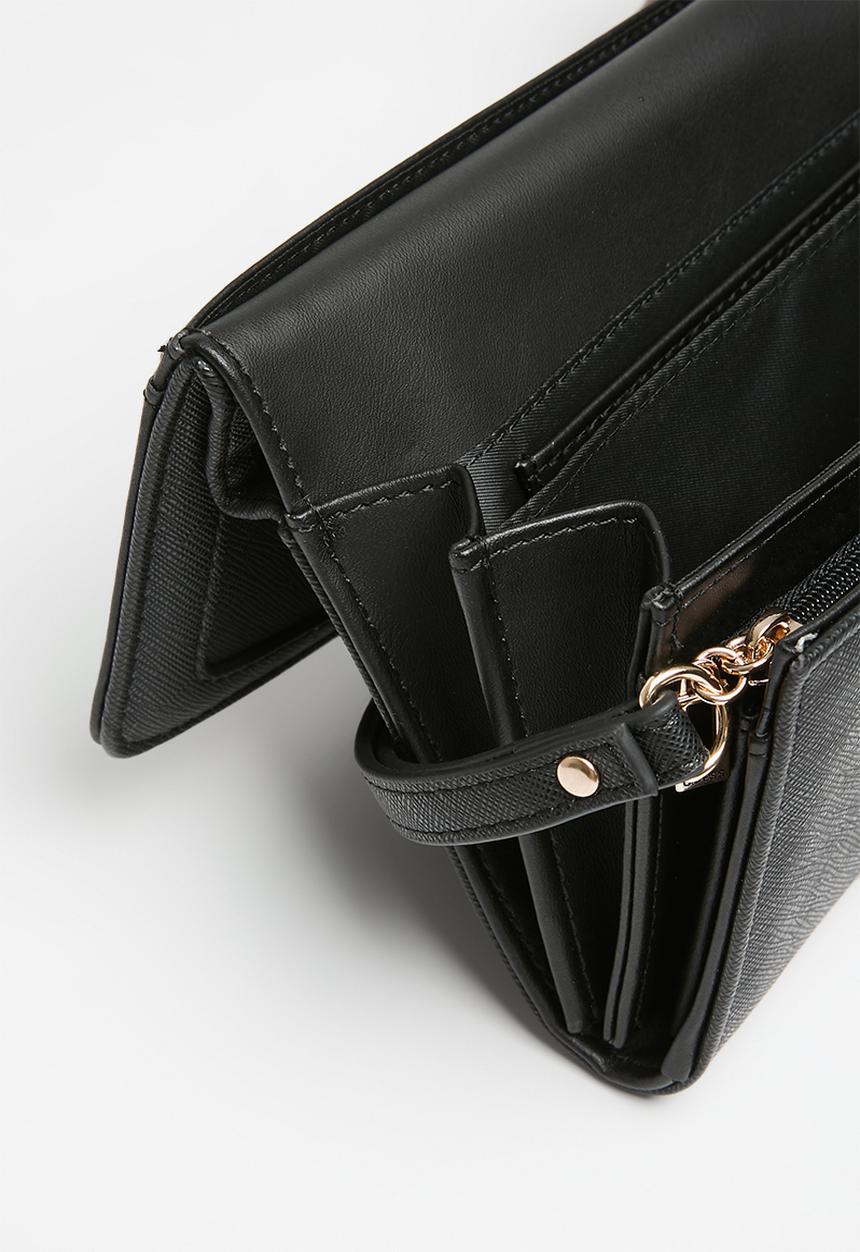 GUESS - Garrick slg phone organizer - black