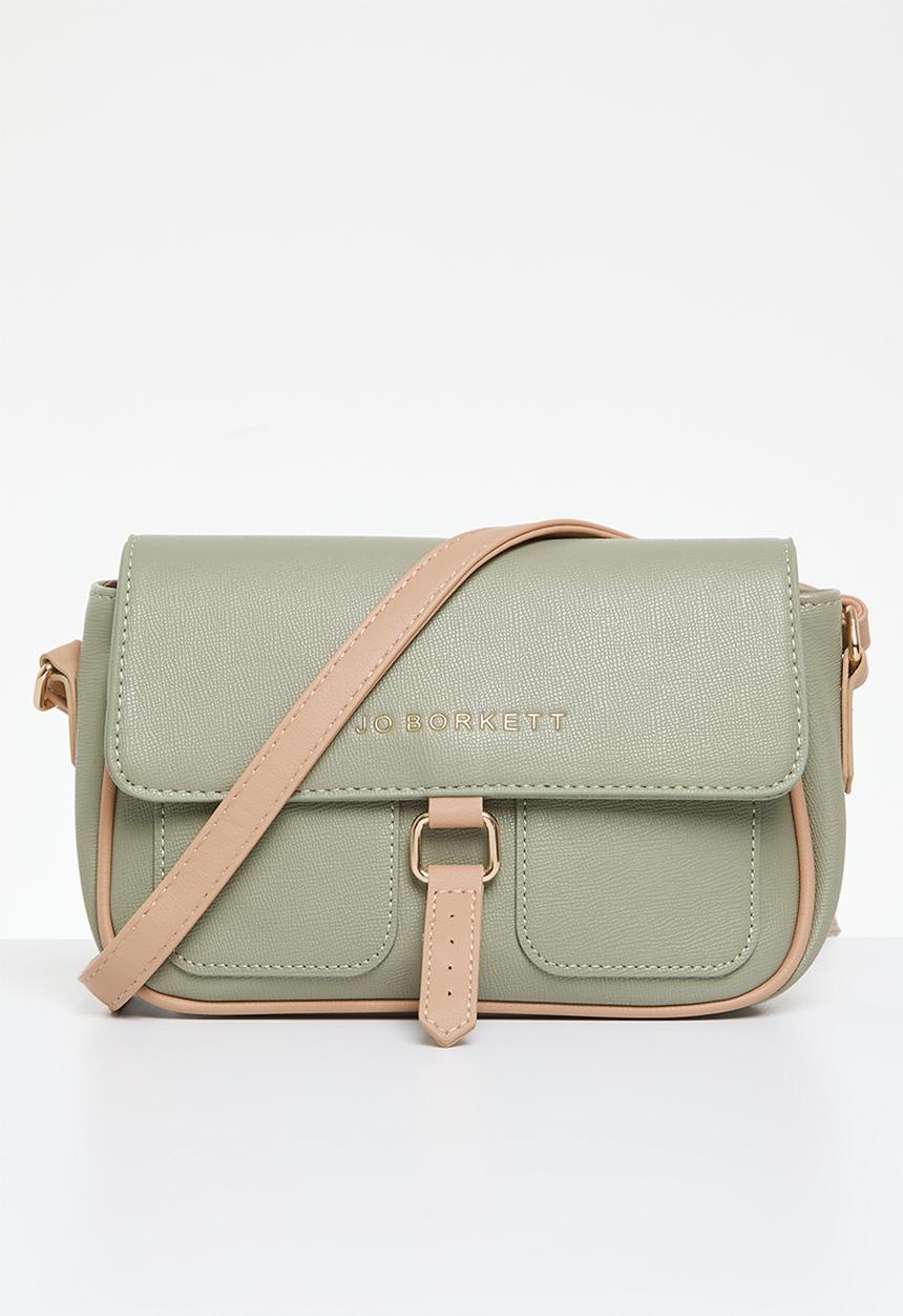Jo Borkett - Jasmine flapover crossbody sling - green