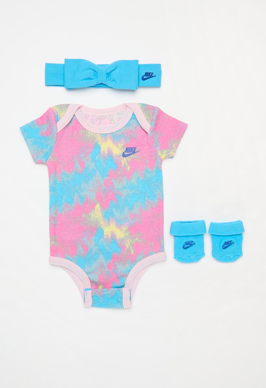 Nike - Nhg digi dye girls 3 pc box set - baltic blue