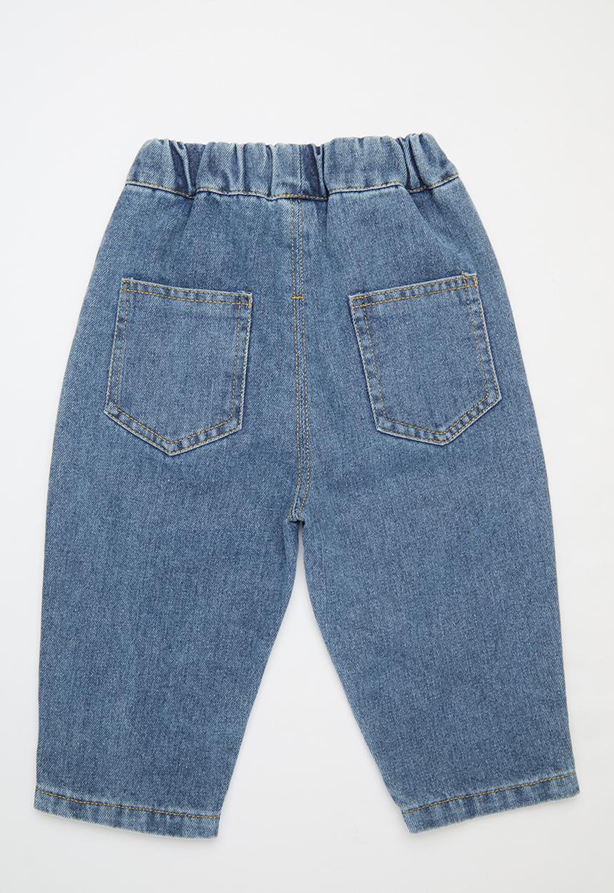 Pop Candy - Contrast pocket denim jeans - blue