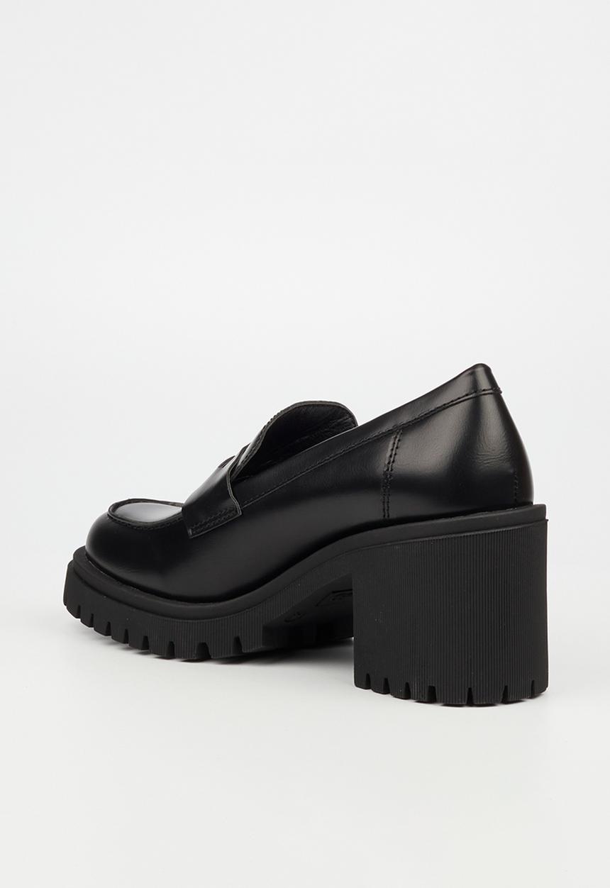 Miss Black - Atlas 1 heeled loafer - black