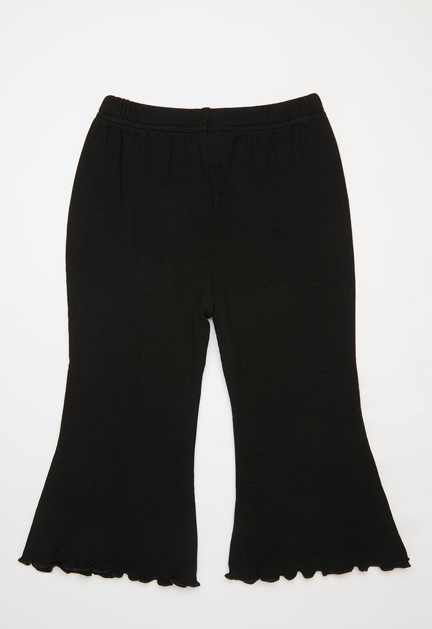Pop Candy - Flared leggings - black