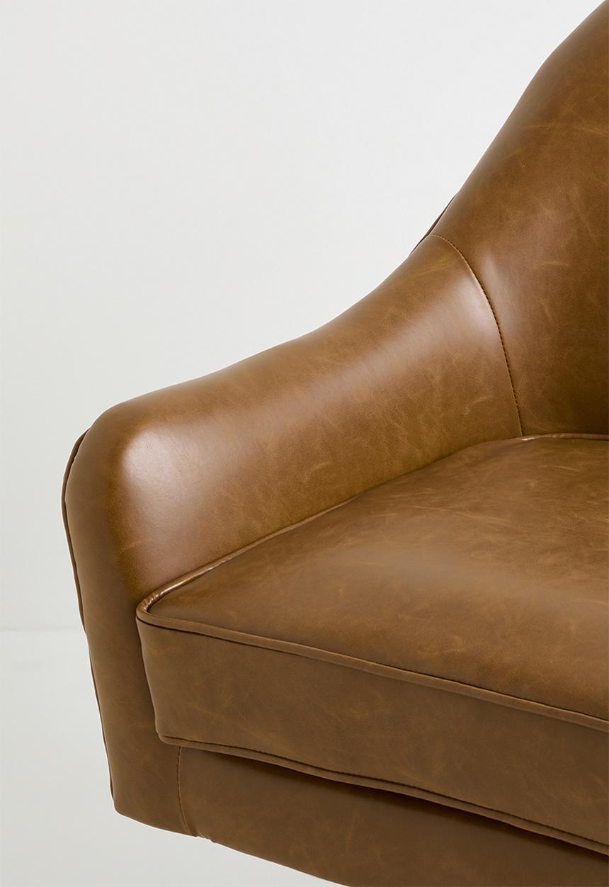 Sixth Floor - Zion occasional swivel chair - Tan