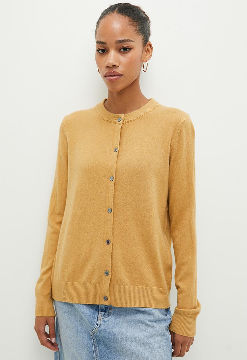 dailyfriday - Crew neck cardigan - beige