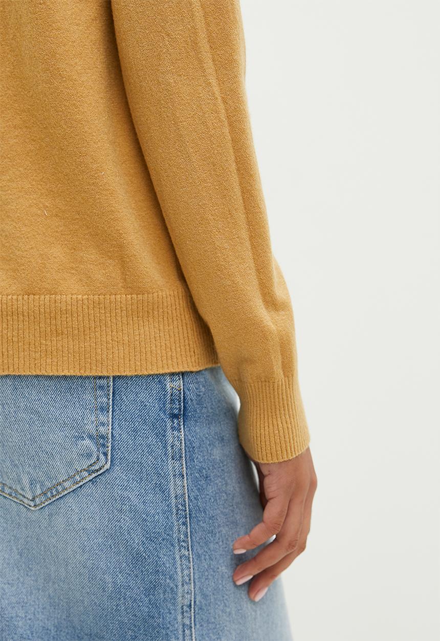 dailyfriday - Crew neck cardigan - beige