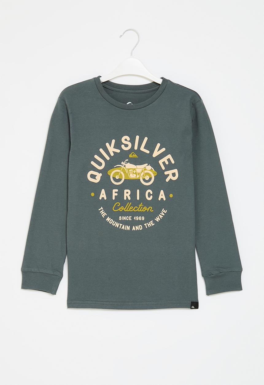 Quiksilver - Africa open air long sleeve boy - iron gate