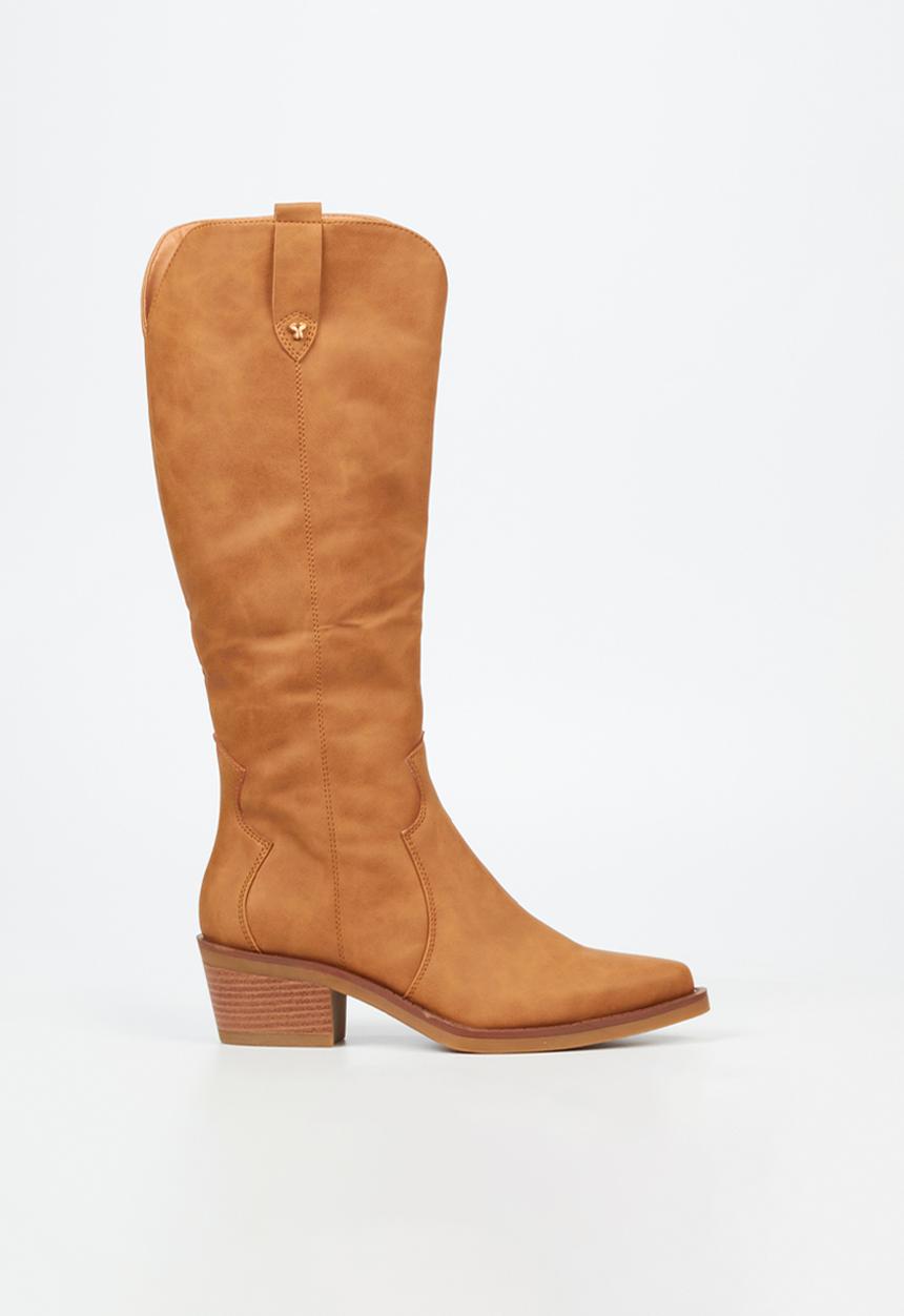 Butterfly Feet - Shadaya 1 western boot - tan