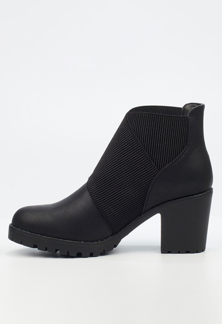 Butterfly Feet - Esther 3 block heel boot - black