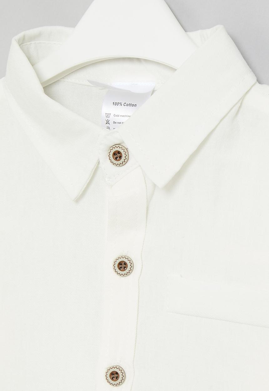 Pop Candy - Button down shirt - white