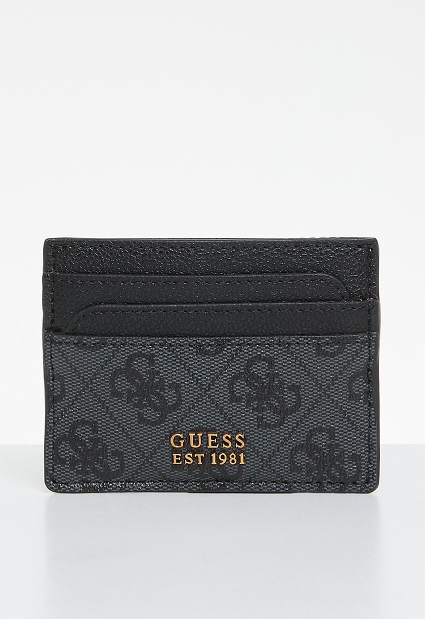 GUESS - Nell logo slg card holder - black