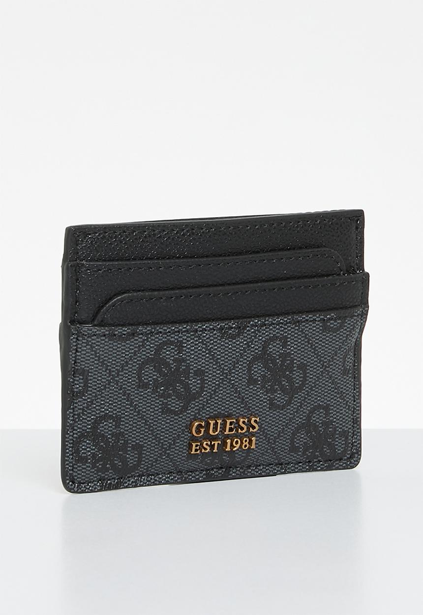 GUESS - Nell logo slg card holder - black