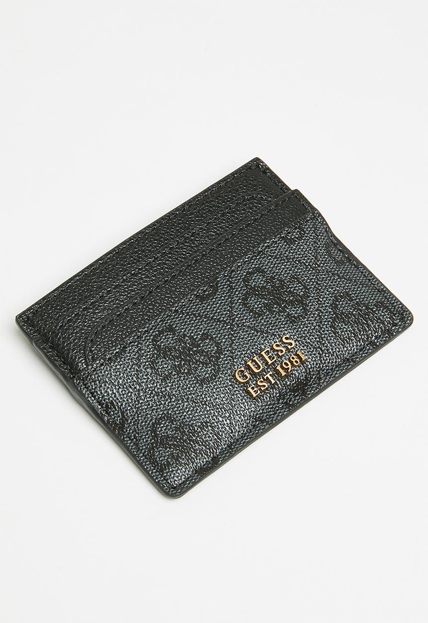 GUESS - Nell logo slg card holder - black
