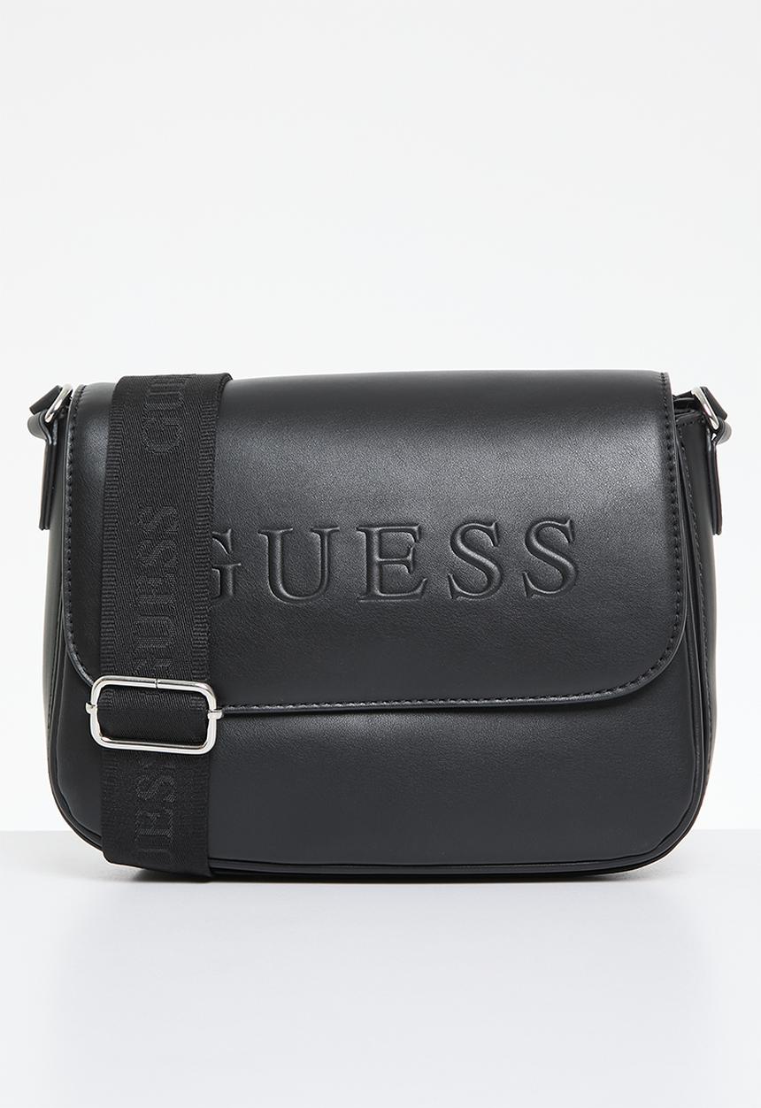 GUESS - Peters crossbody flap - black