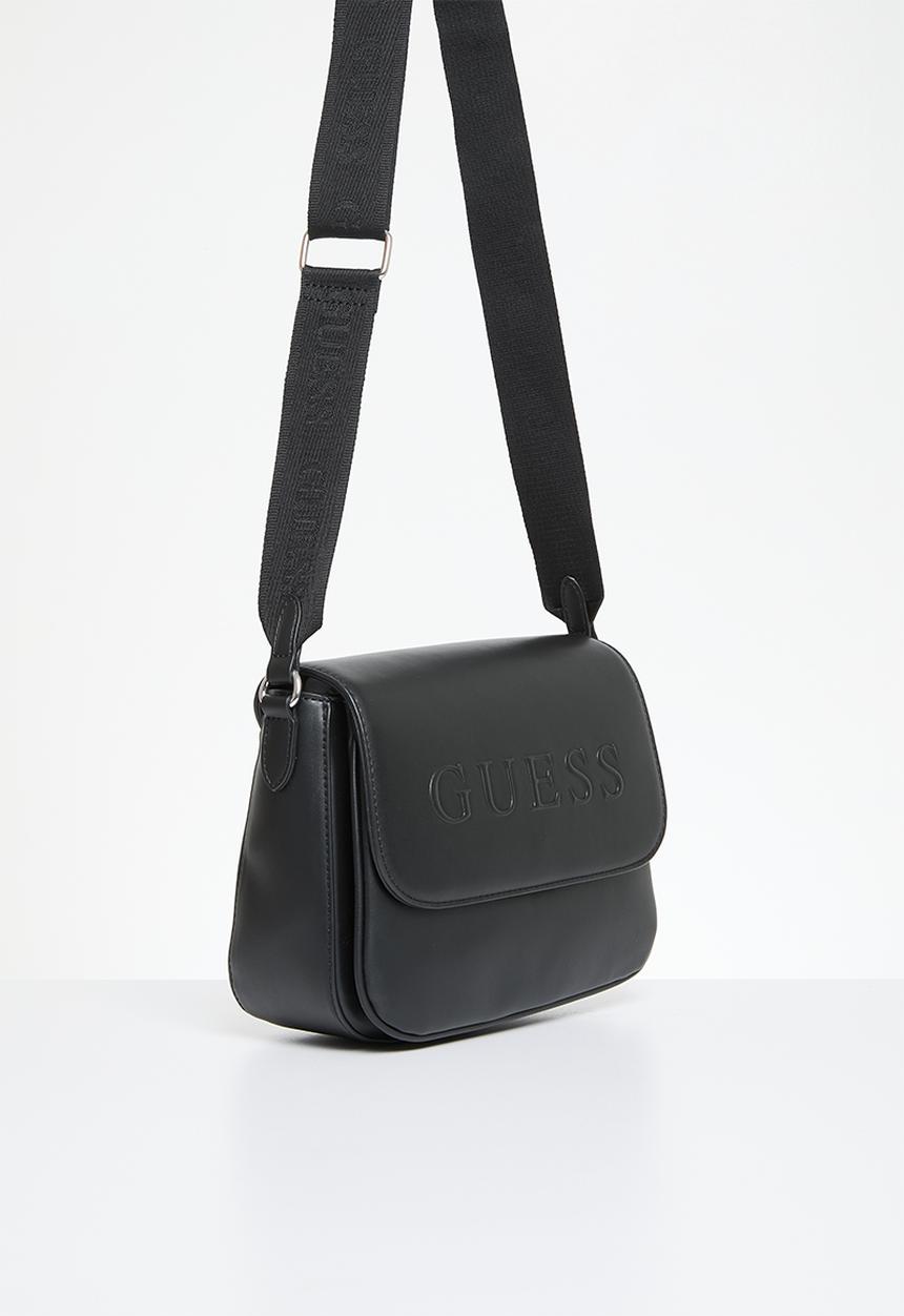 GUESS - Peters crossbody flap - black