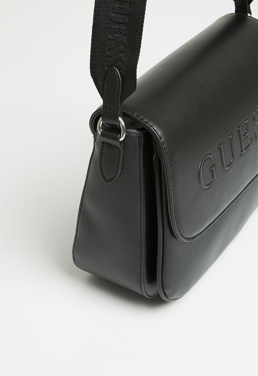 GUESS - Peters crossbody flap - black