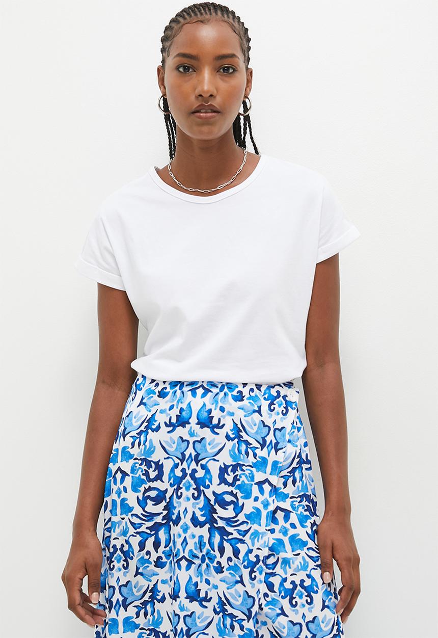 Superbalist - Grown on turn on sleeve - white