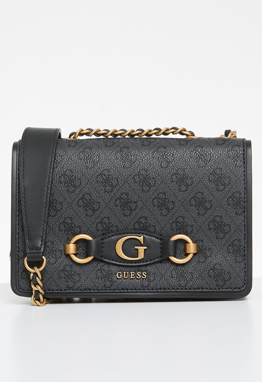 GUESS - Izzy convertible xbody flap - coal logo