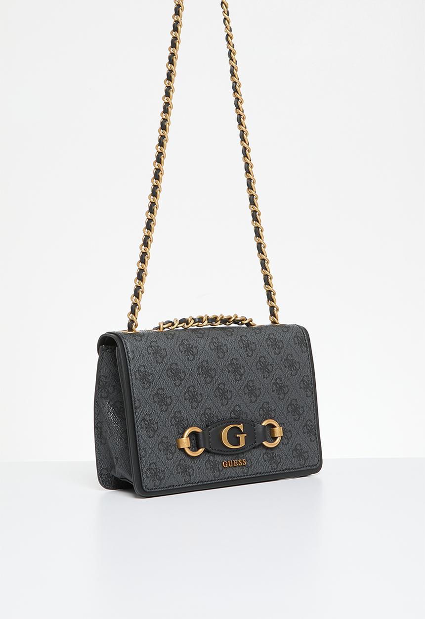 GUESS - Izzy convertible xbody flap - coal logo