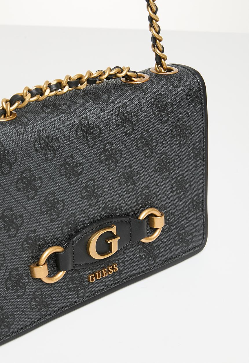 GUESS - Izzy convertible xbody flap - coal logo