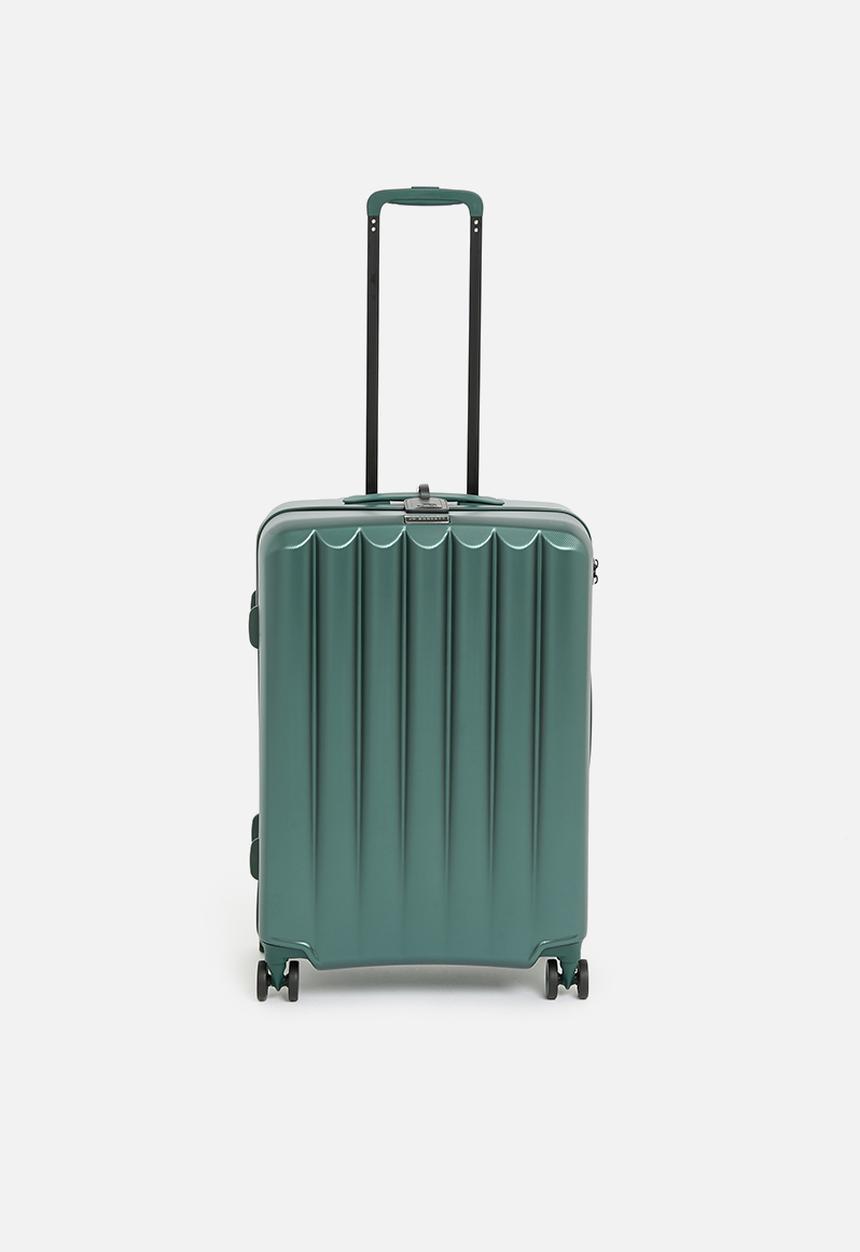 Jo Borkett - Gatsby 4-Wheel Trolley Case - Eden Green