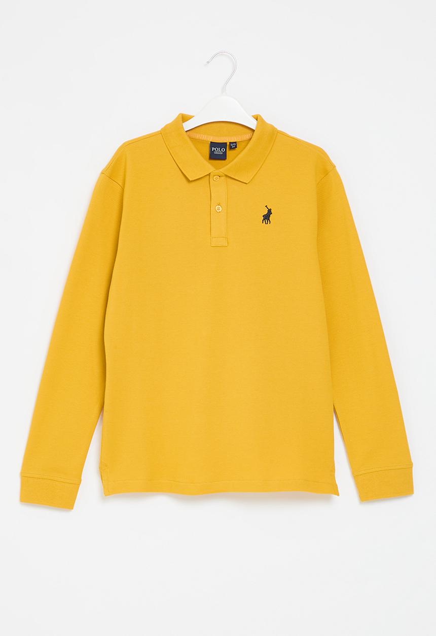 POLO - Boys robert ls golfer - yellow