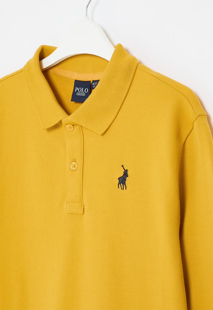 POLO - Boys robert ls golfer - yellow