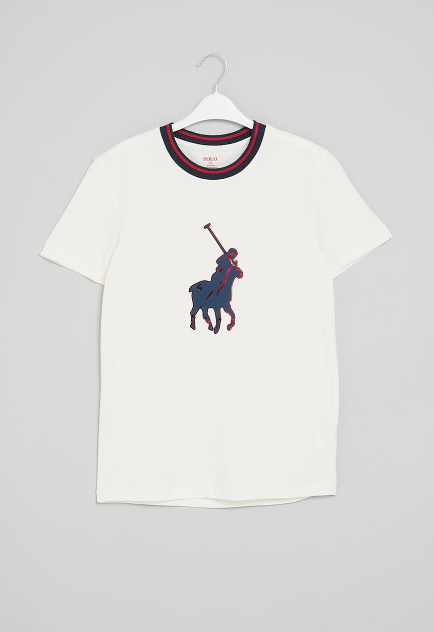 POLO - Boys cameron printed short sleeve tee - milk
