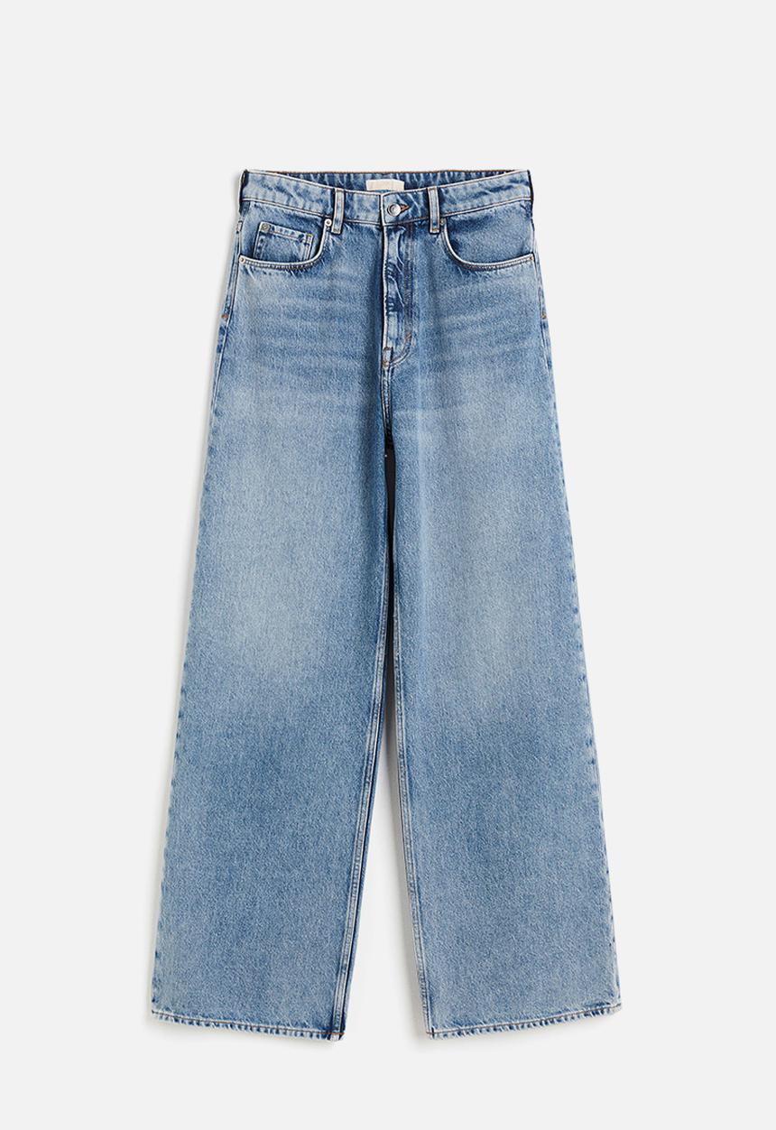 H&M - Wide regular jeans - blue