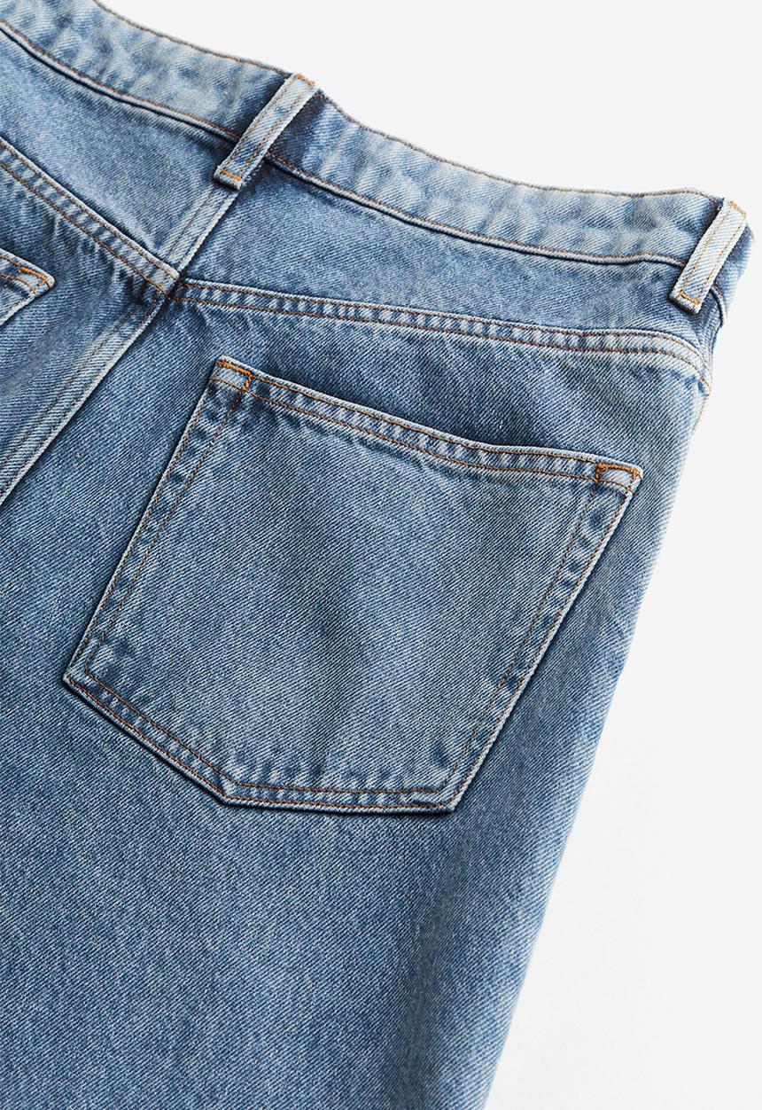 H&M - Wide regular jeans - blue