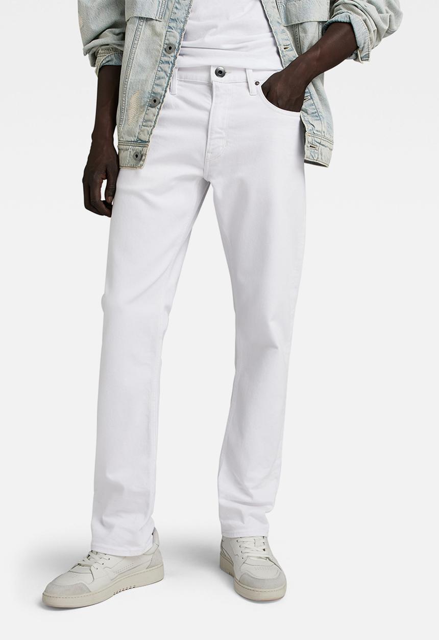 G-STAR - Mosa Straight Steer ecru stretch denim r  - paper white gd