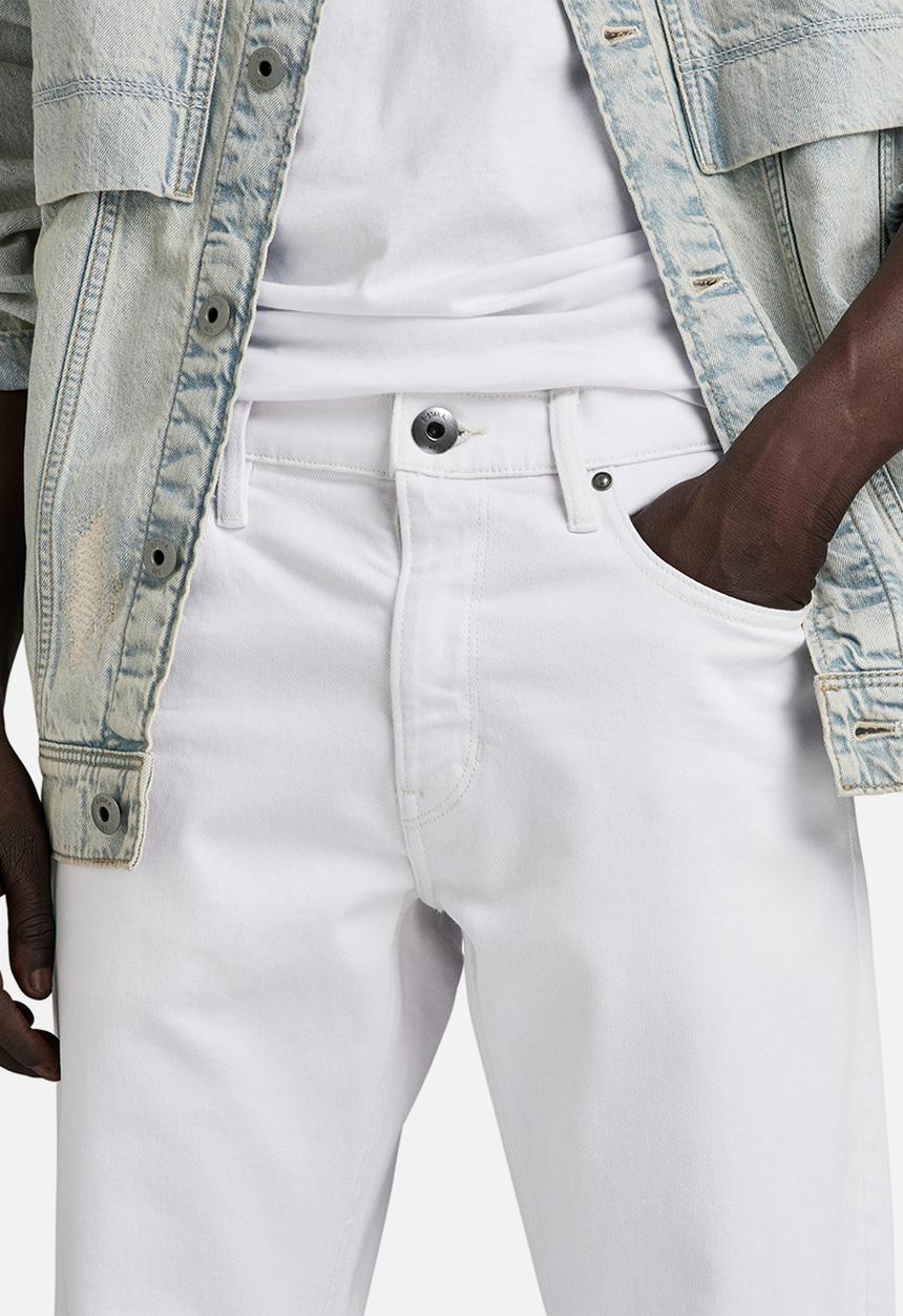 G-STAR - Mosa Straight Steer ecru stretch denim r  - paper white gd