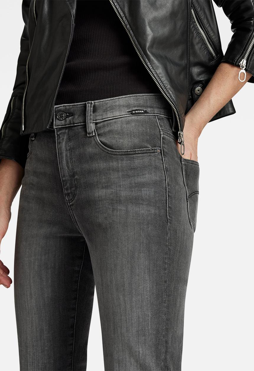 G-STAR - Strace Straight Jeans Wmn - Worn In Black Moon