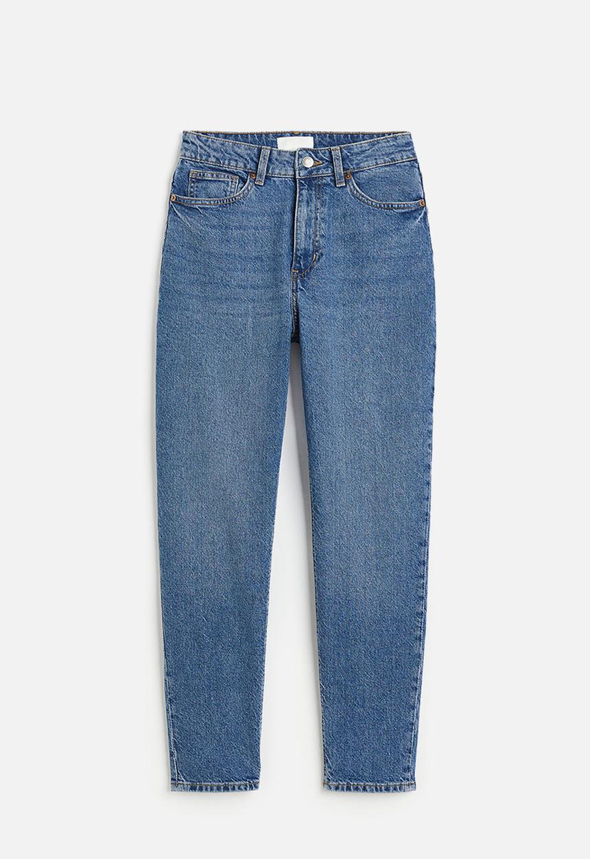 H&M - Slim mom high ankle jeans - blue