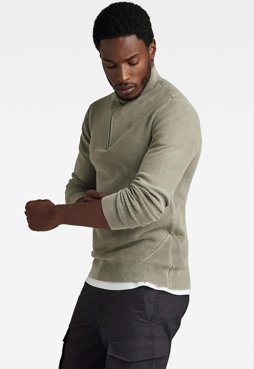 G-STAR - Moss skipper knit Neptune knit o rfd  - shamrock gd