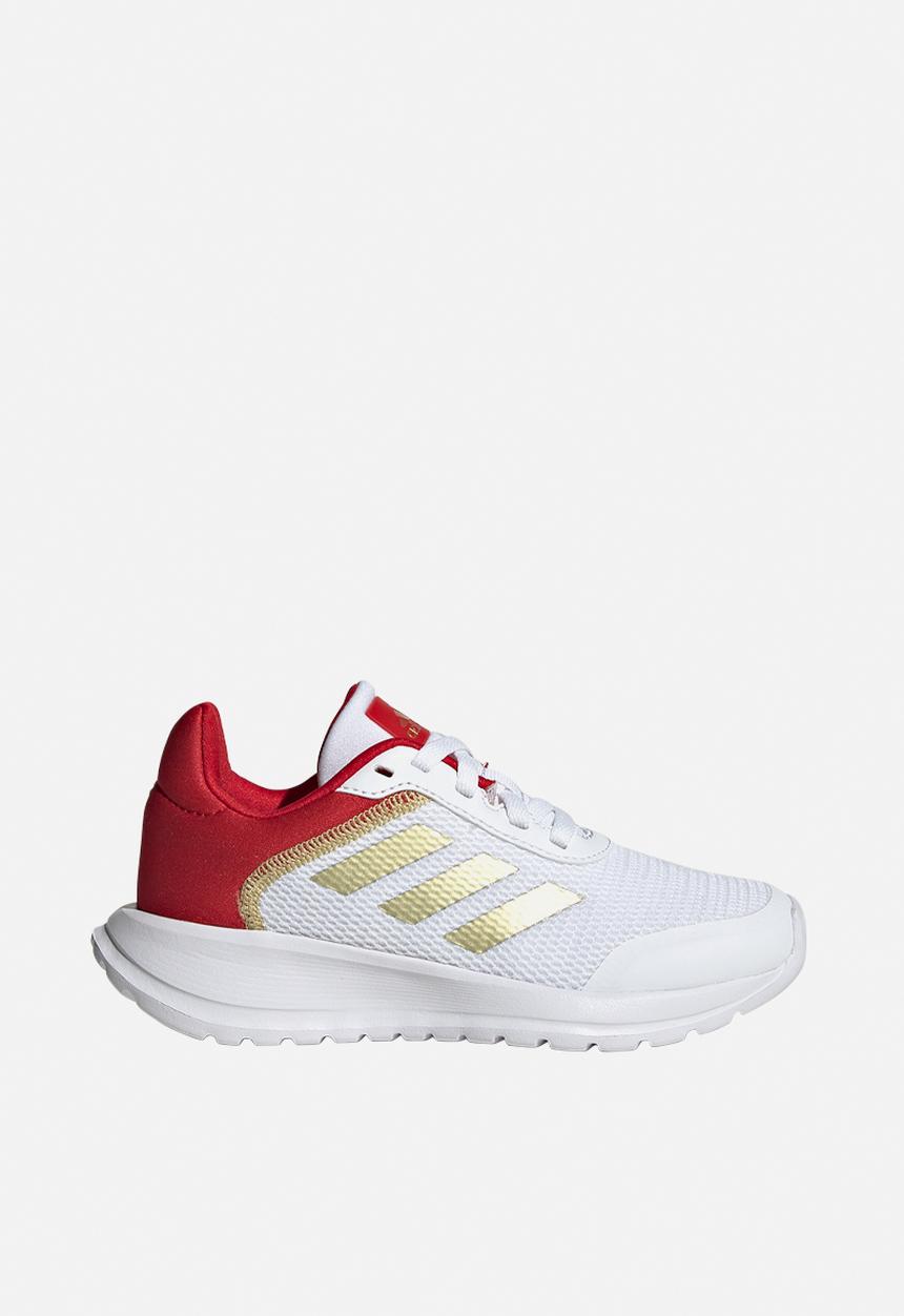 adidas Performance - Tensaur Run 2.0 K - Ftwr White/Gold Met./Better Scarlet