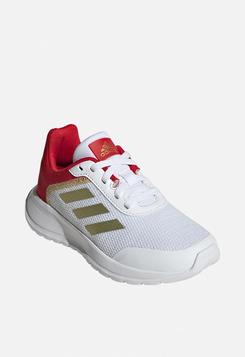 adidas Performance - Tensaur Run 2.0 K - Ftwr White/Gold Met./Better Scarlet