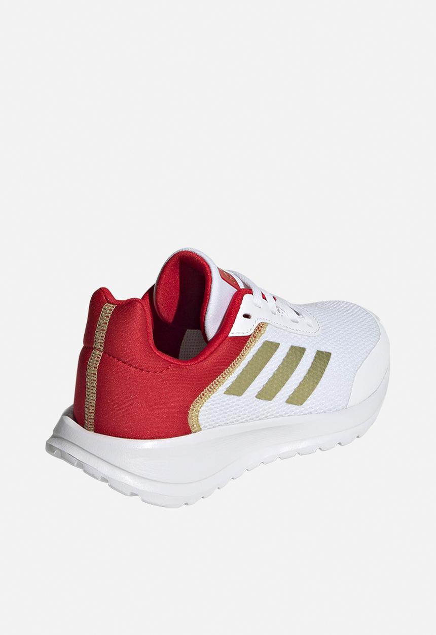 adidas Performance - Tensaur Run 2.0 K - Ftwr White/Gold Met./Better Scarlet
