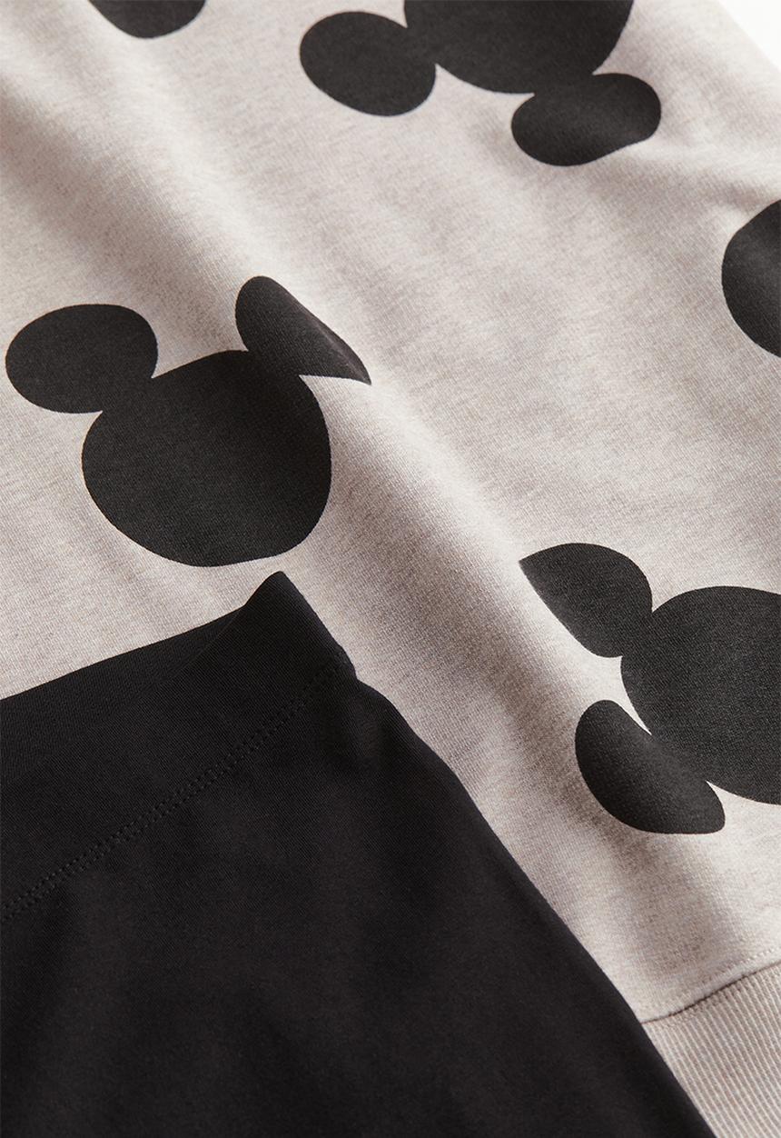 H&M - Printed pyjamas - beige mickey mouse