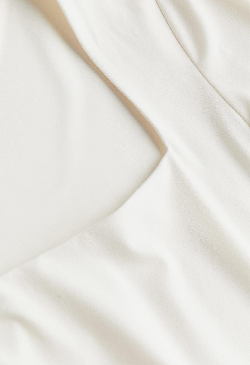 H&M - Long-sleeved jersey top - white