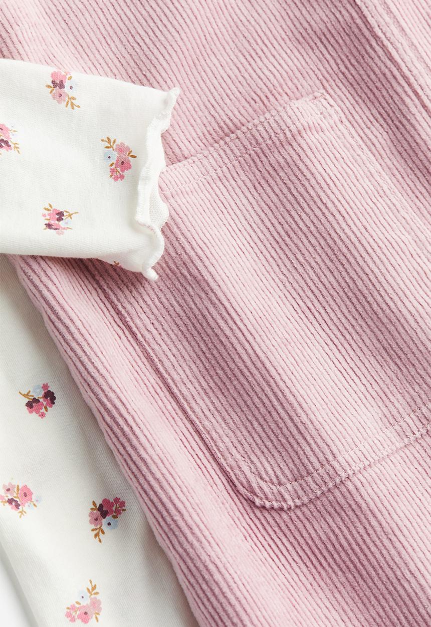H&M - 2-piece top and dress set - pink multi