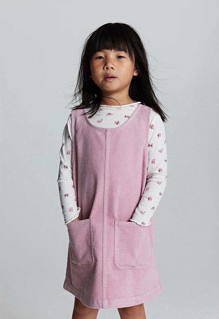 H&M - 2-piece top and dress set - pink multi