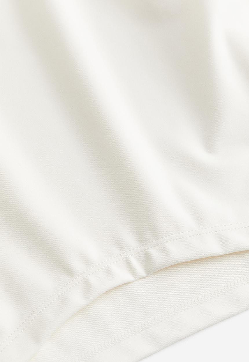H&M - Drymove™ cropped sports top - cream