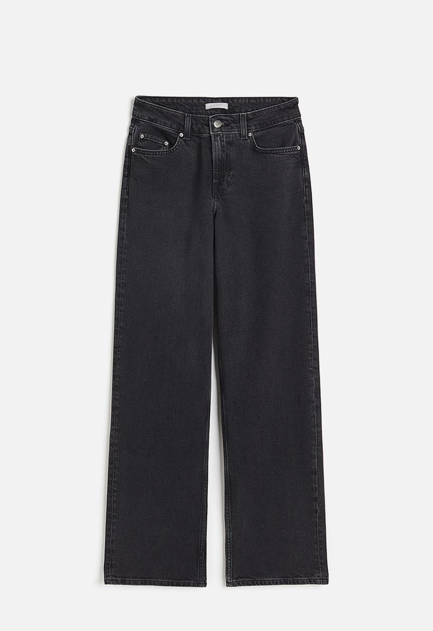 H&M - Straight regular jeans - black