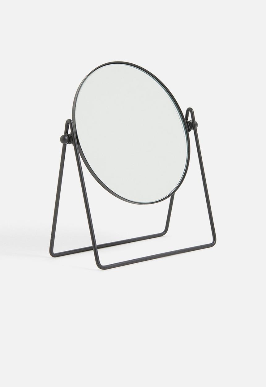 H&M - Metal table mirror - black